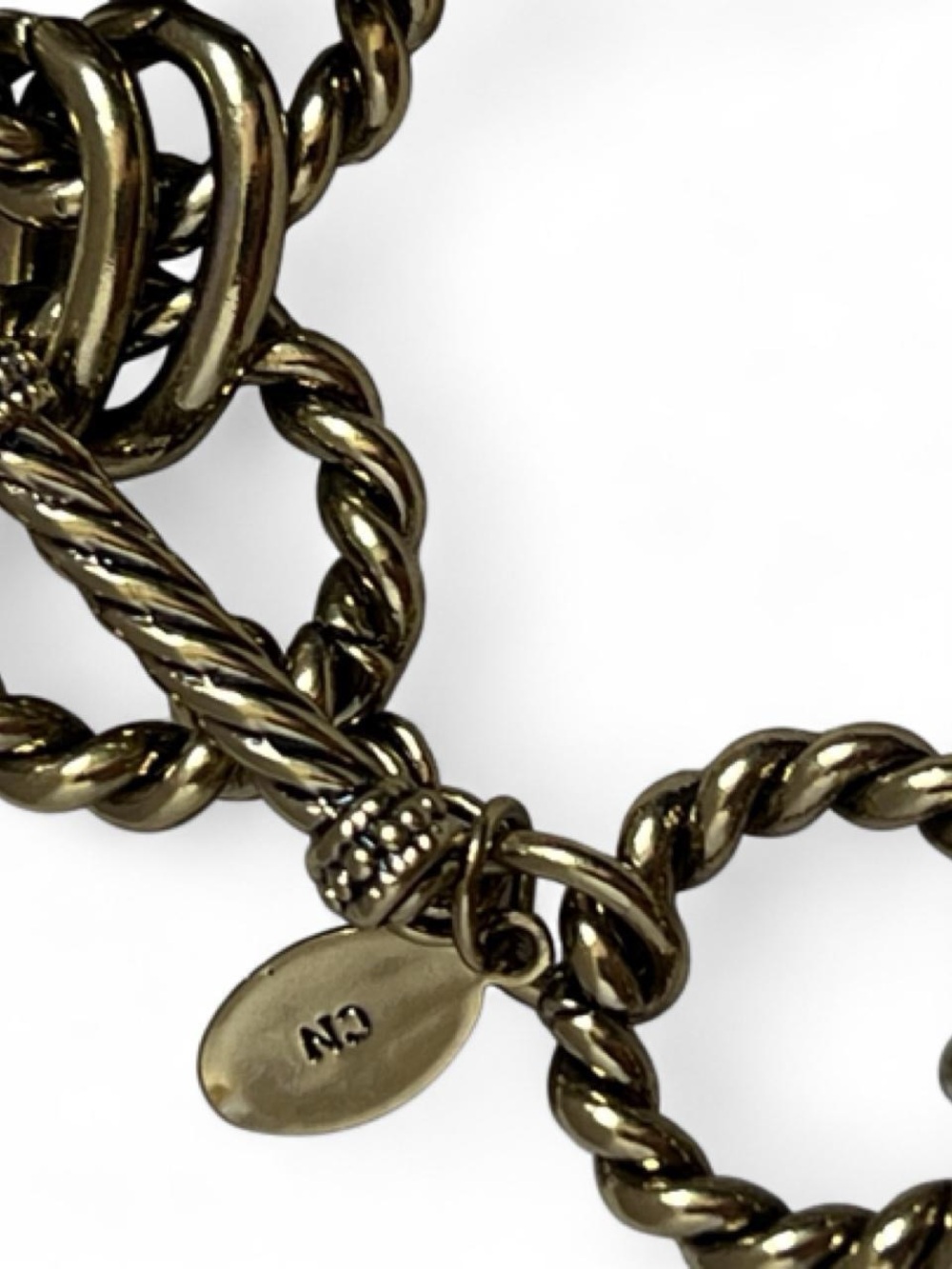 Heidi Daus Chunky Gold Link Necklace - Picture 4 of 6